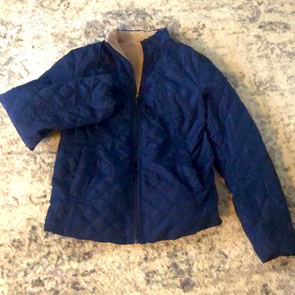 Navy jacket Women’s XS with cozy lining